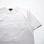 Nigel Cabourn 7.8oz Pocket T-Shirt, XL, White Cotton