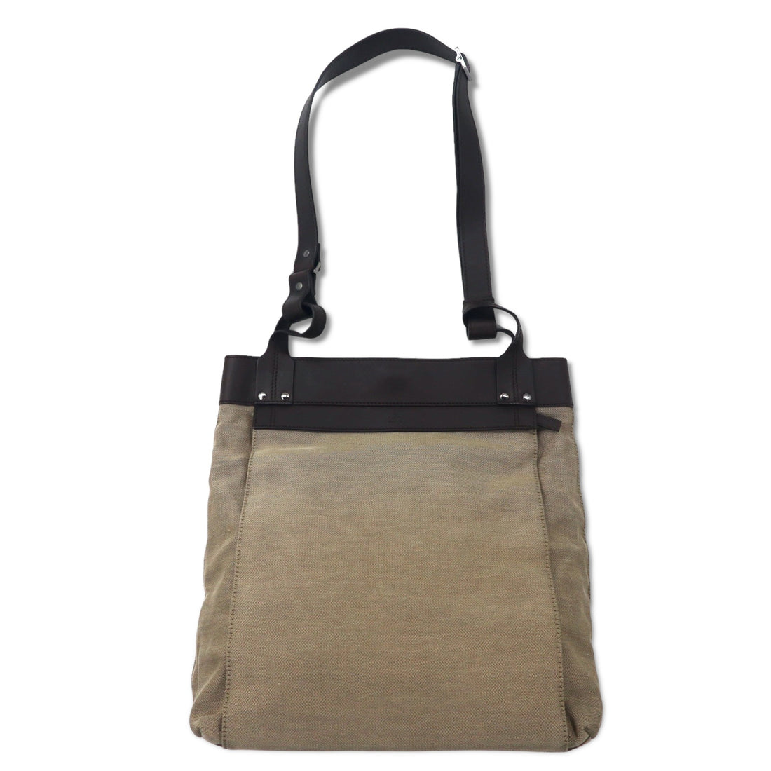 日本然リトテ-古着オンライン-GUCCI 2WAY キャンバス トートバッグ ショルダーバッグ ベージュ レザー切り替え 106301 1705-GUCCI 2WAY canvas tote bag shoulder bag beige leather switching 106301 1705