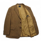 NAUTICA Indian Tweed 2B Tailored Jacket Blazer L Beige Wool