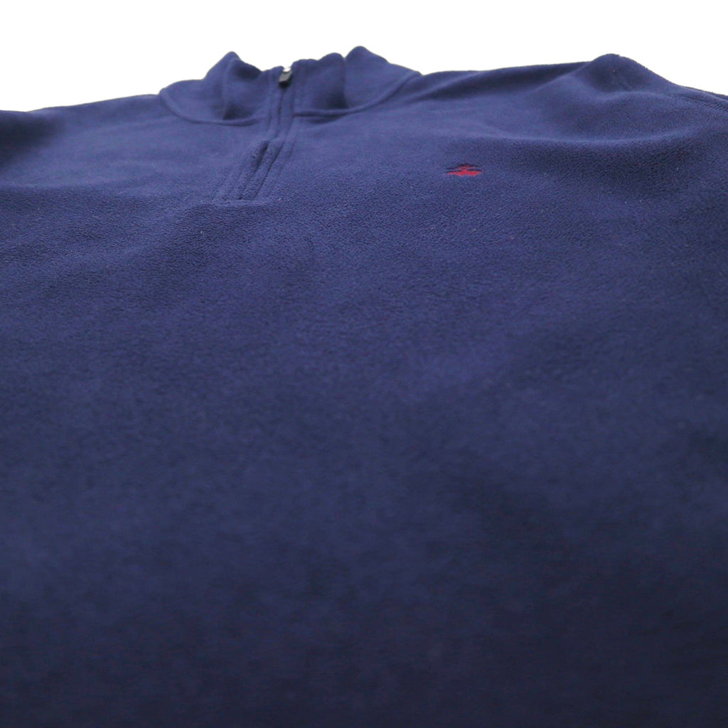 Brooks Brothers Half-Zip Fleece Jacket, XL, Navy, with One-Point Logo
