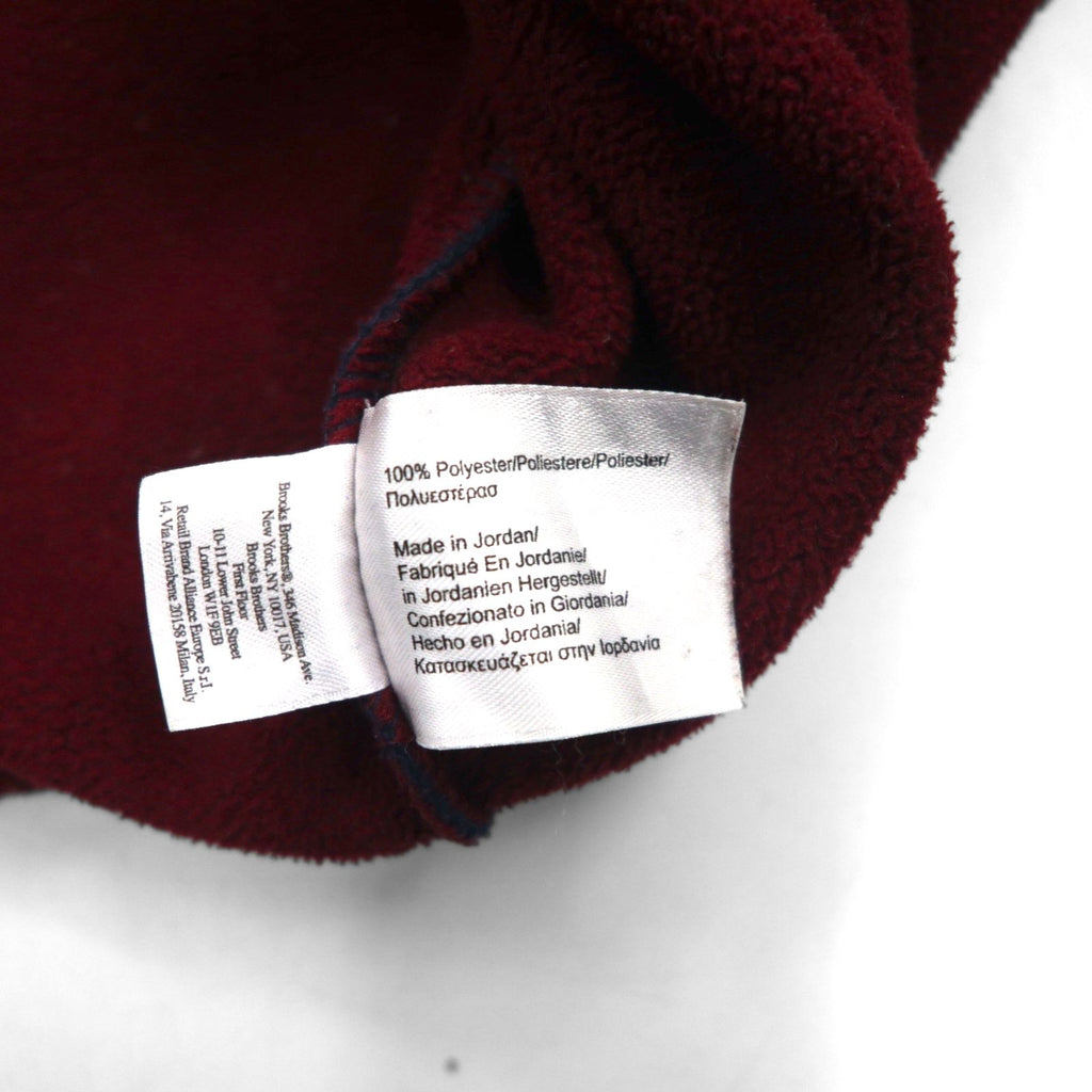Brooks Brothers Half-Zip Fleece Jacket, XL, Navy, with One-Point Logo