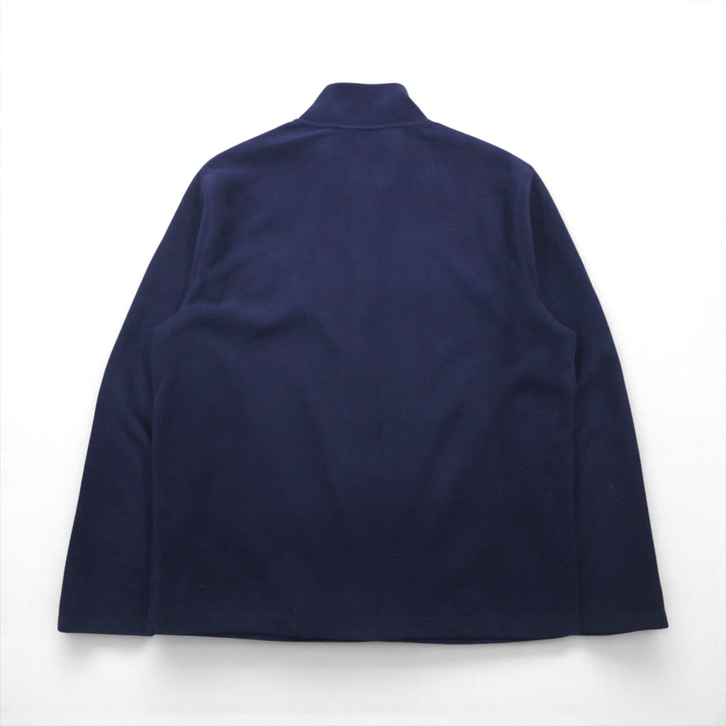 Brooks Brothers Half-Zip Fleece Jacket, XL, Navy, with One-Point Logo