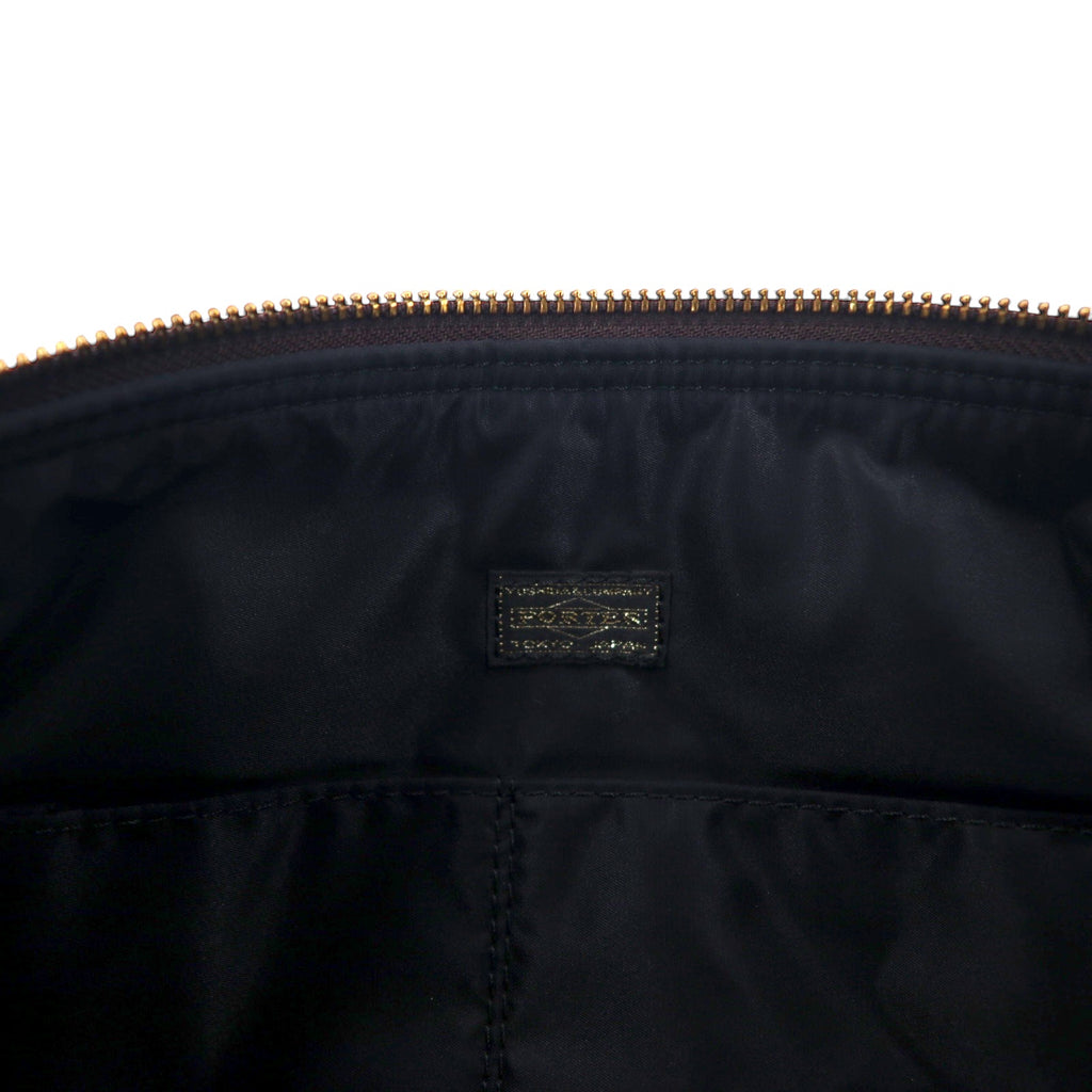 PORTER GIRL × WOOLRICH Cabin Mini Boston Bag Handbag Red Wool Leather Check CABIN BOSTON BAG SMALL Made in Japan