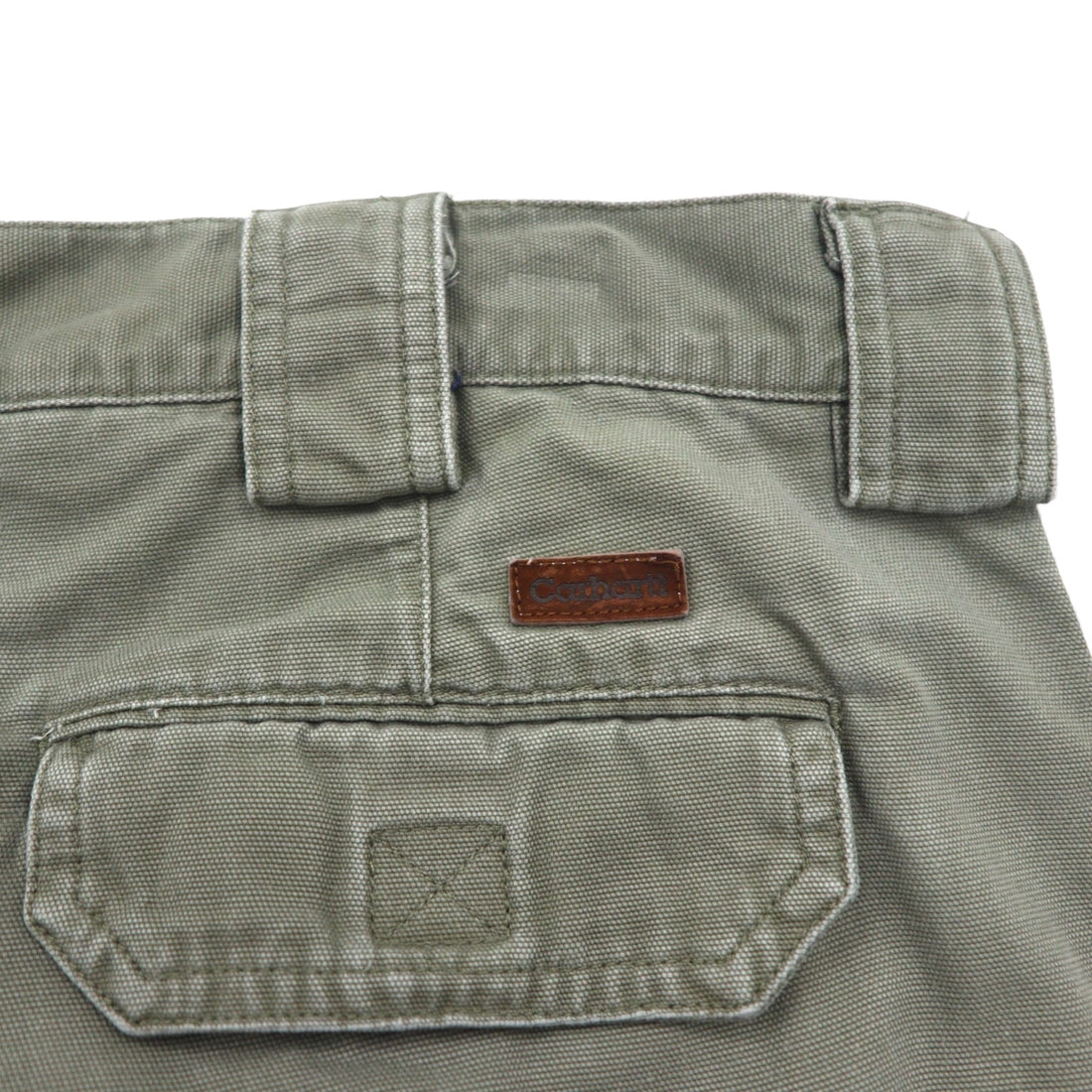 Carhartt 2000s Duck Short Cargo Pants, Khaki Cotton, Size XL, B164