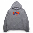 Reebok Pullover Hoodie L Grey Cotton NFL CHICAGO BEARS