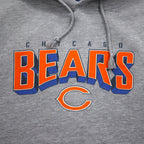 Reebok Pullover Hoodie L Grey Cotton NFL CHICAGO BEARS
