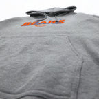 Reebok Pullover Hoodie L Grey Cotton NFL CHICAGO BEARS