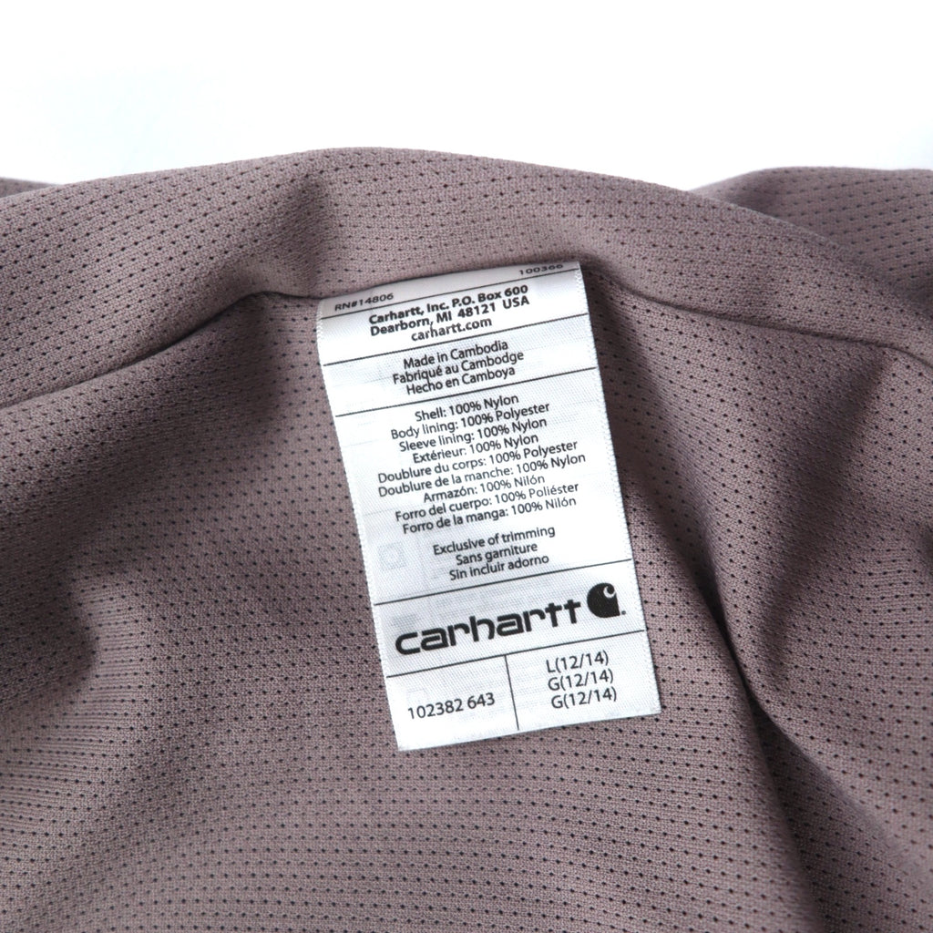 Carhartt ストームディフェンダー STORM DEFENDER JACKET マウンテンパーカー L ボルドー 防水 RELAXED FIT HEAVYWEIGHT 102382