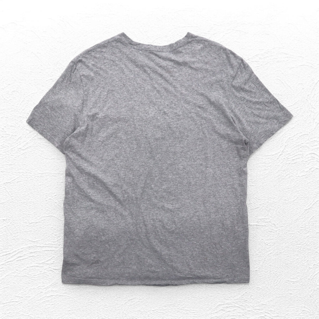 Champion Arch Logo College Print T-Shirt 2XL Grey GEORGIA BULLDOGS Made in Honduras