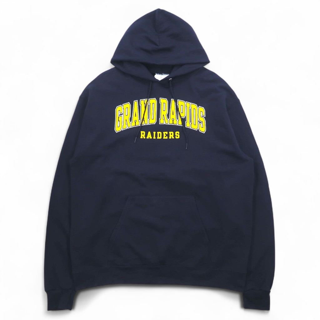 Champion Pullover Hoodie 3XL Navy Big Size GRAND RAPIDS RAIDERS Made in El Salvador
