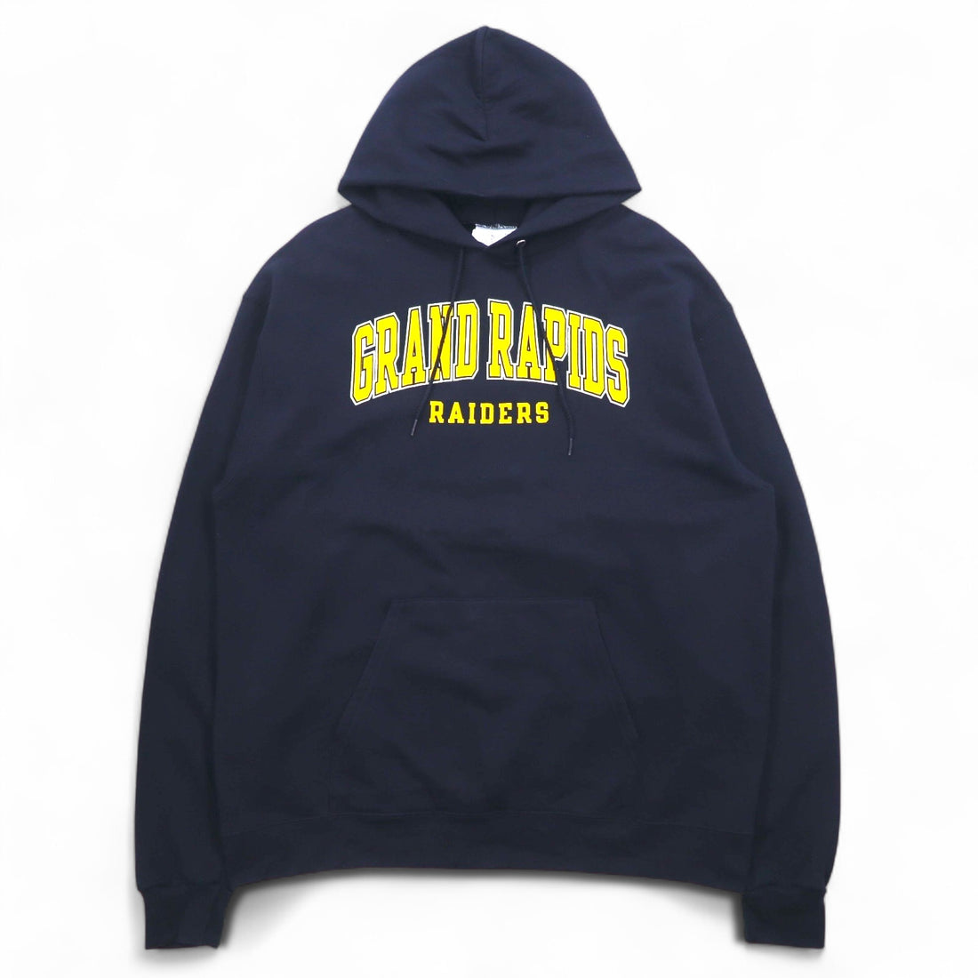 Champion Pullover Hoodie 3XL Navy Big Size GRAND RAPIDS RAIDERS Made in El Salvador