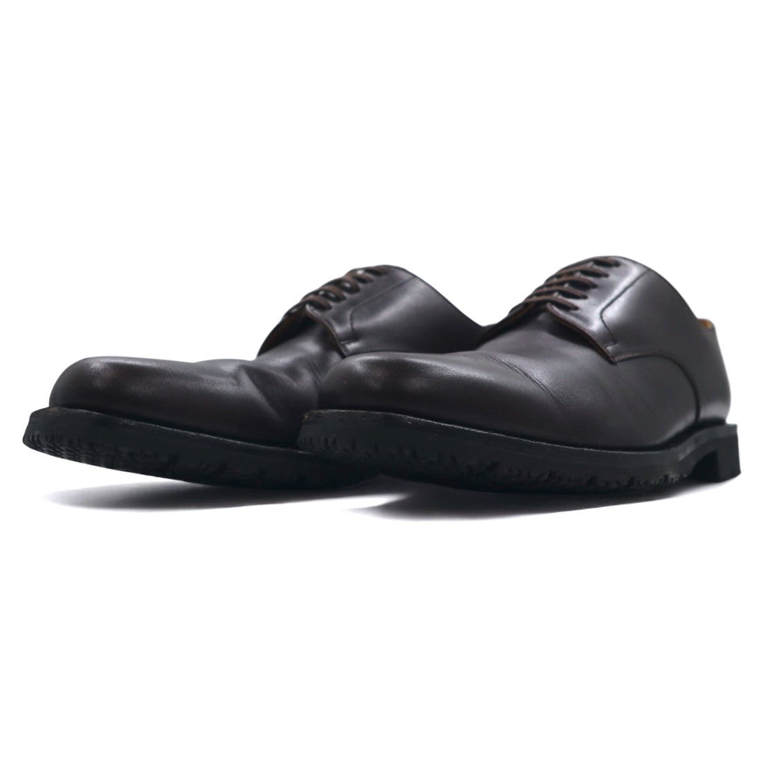 REGAL Plain Toe Dress Shoes 25.5cm Brown Leather Suitable for Snowy Roads Y183 Made in Japan