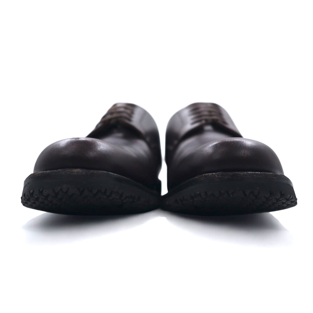 REGAL Plain Toe Dress Shoes 25.5cm Brown Leather Suitable for Snowy Roads Y183 Made in Japan