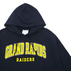 Champion Pullover Hoodie 3XL Navy Big Size GRAND RAPIDS RAIDERS Made in El Salvador