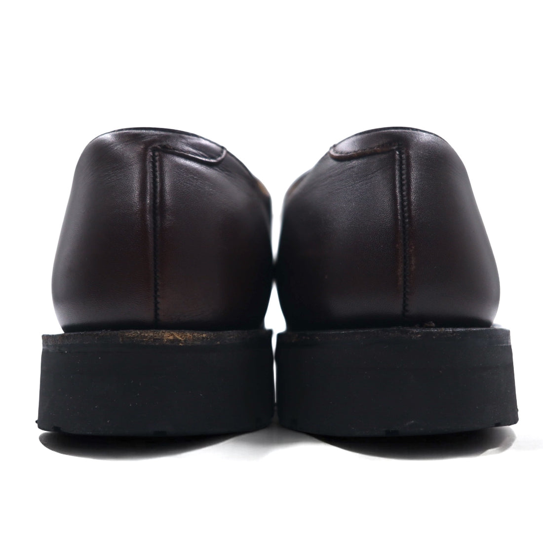 REGAL Plain Toe Dress Shoes 25.5cm Brown Leather Suitable for Snowy Roads Y183 Made in Japan
