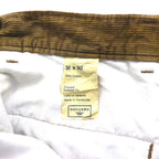 DOCKERS ( Levi's ) 00年代 2タック ワイド コーデュロイ チノパンツ M ベージュ ダブルカフス