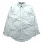 CHAPS Oxford Button-Down Shirt, L, White, NON IRON PURE COTTON