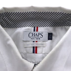 CHAPS Oxford Button-Down Shirt, L, White, NON IRON PURE COTTON