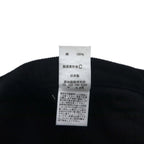 TUKI Corduroy Pants, Type 3, Wide Leg Marine Pants, Size M, Black, 0032C, Made in Japan