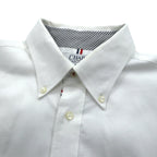 CHAPS Oxford Button-Down Shirt, L, White, NON IRON PURE COTTON