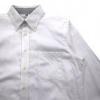 CHAPS Oxford Button-Down Shirt, L, White, NON IRON PURE COTTON