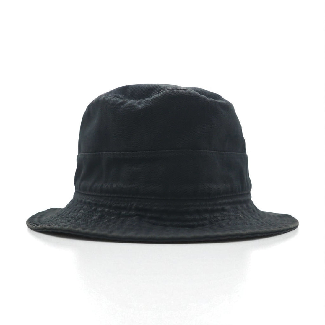 Polo by Ralph Lauren 90s Bucket Hat, Medium, Black Cotton, Small Pony Embroidery