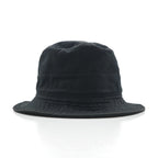 Polo by Ralph Lauren 90s Bucket Hat, Medium, Black Cotton, Small Pony Embroidery