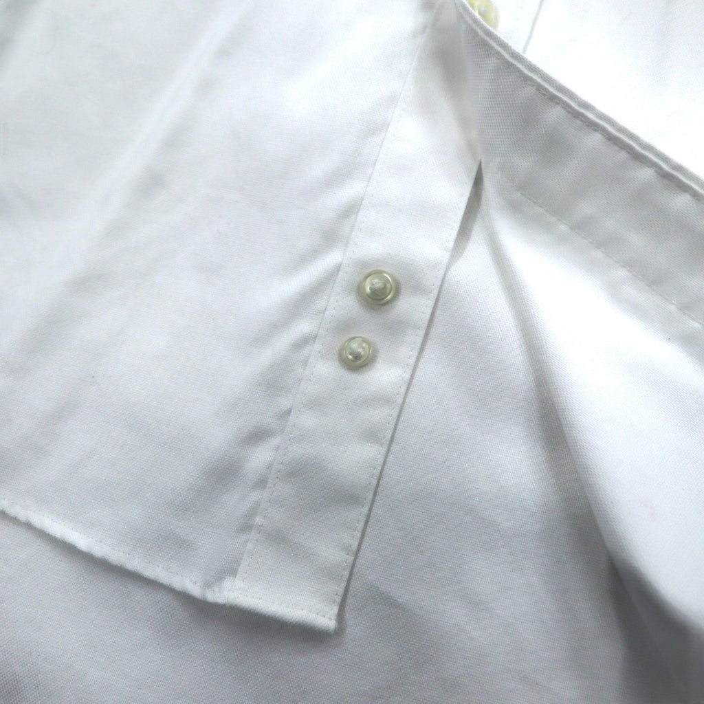 CHAPS Oxford Button-Down Shirt, L, White, NON IRON PURE COTTON