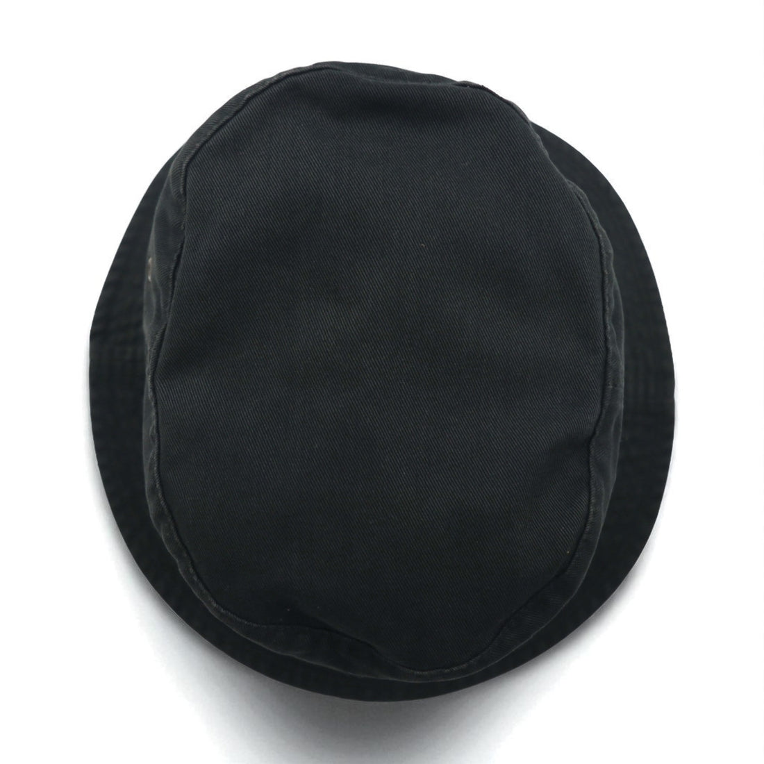 Polo by Ralph Lauren 90s Bucket Hat, Medium, Black Cotton, Small Pony Embroidery