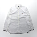Ralph Lauren ボタンダウン シャツ XL ホワイト コットン スモールポニー刺繡