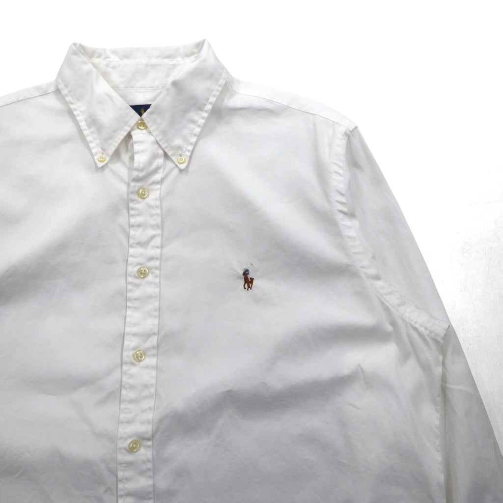 Ralph Lauren ボタンダウン シャツ XL ホワイト コットン スモールポニー刺繡