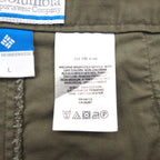 Columbia PFG Bush Shorts, Large, Khaki, Cotton, Pocket, FM8100