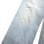 Lee RIDERS Denim pants L Blue Cotton Leather patch Zip fly