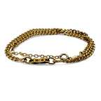 Christian Dior Made in Germany Vintage 2WAY Choker 2-Row Bracelet Kihei Gold CD Logo GERMANY Engraved
