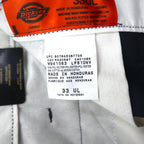 Dickies ワークパンツ チノパンツ L ネイビー リラックスフィット INDUSTRIAL FLAT FRONT PANT LP810 ホンジュラス製 未使用品