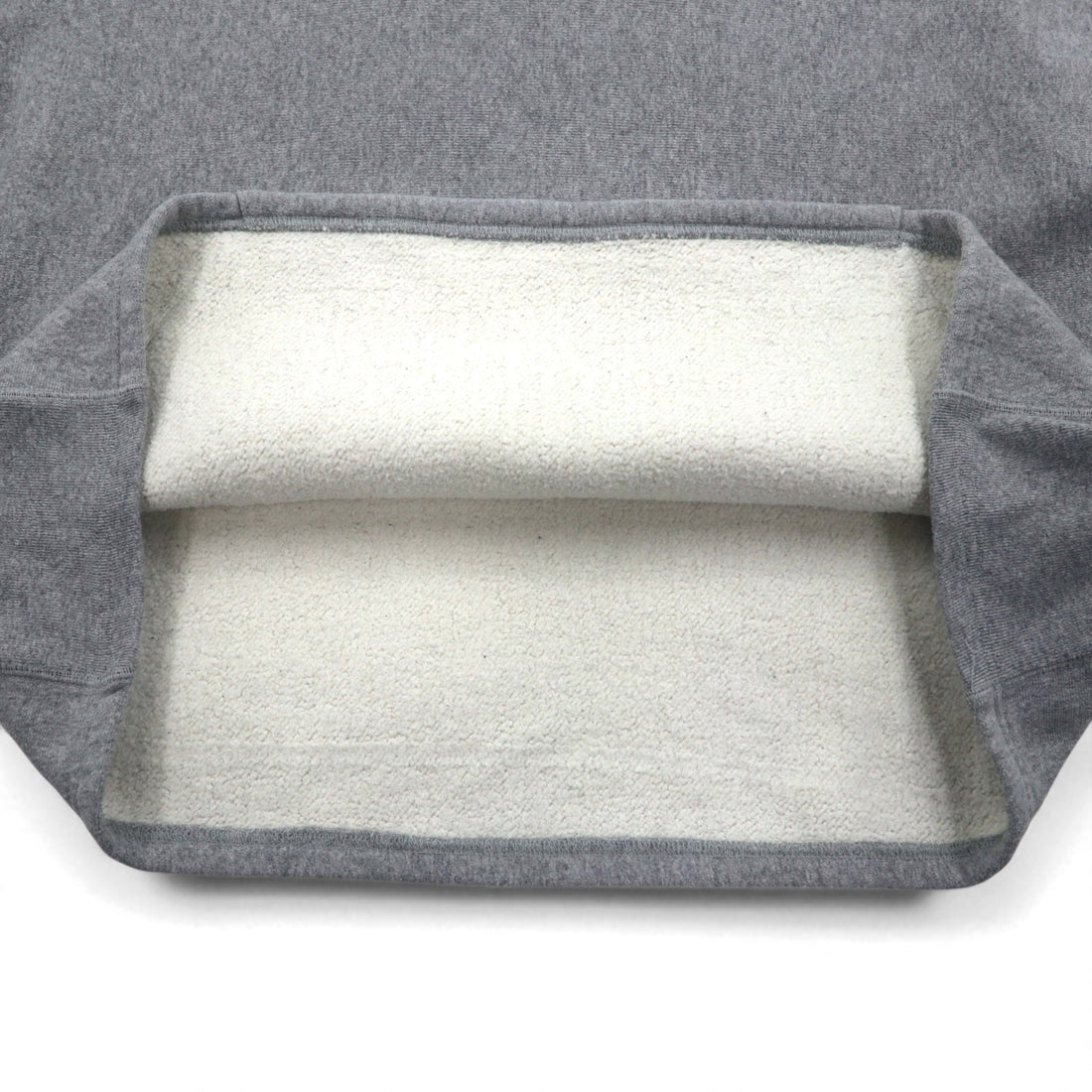 sillage Hanging Fleece Wide Hoodie, Free Size, Gray, Oppai B-Boy, Made in Japan
