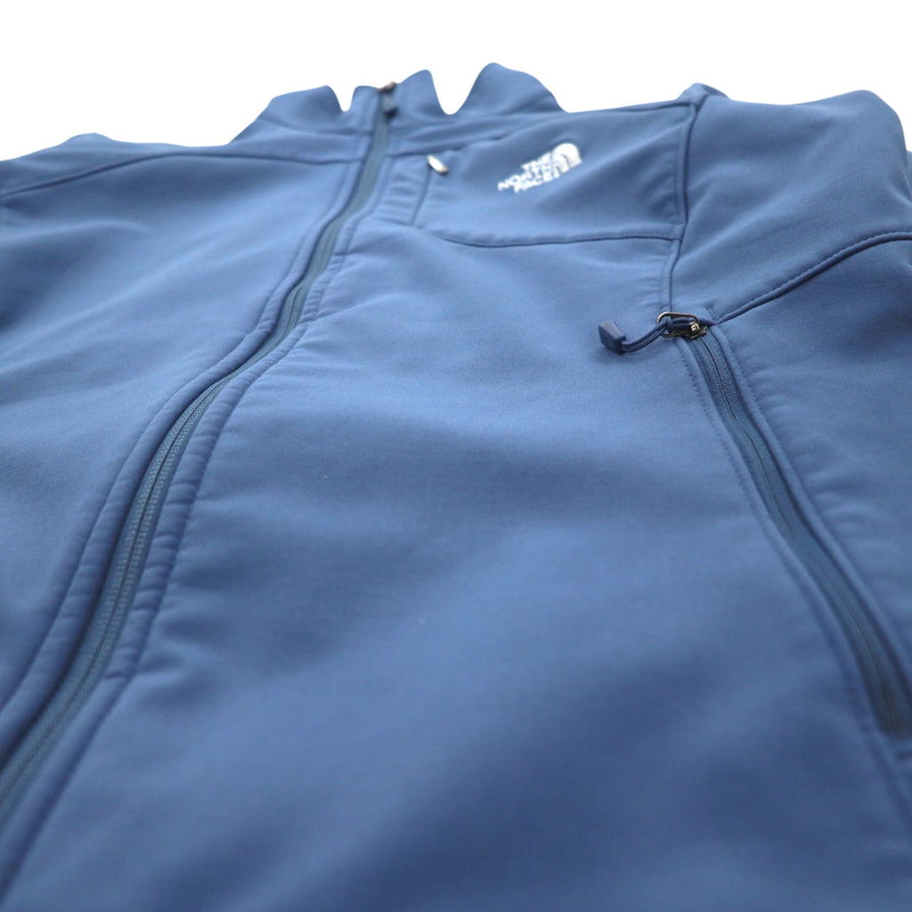 THE NORTH FACE Windwall WINDWALL Softshell Jacket L Navy Fleece Liner US Standard