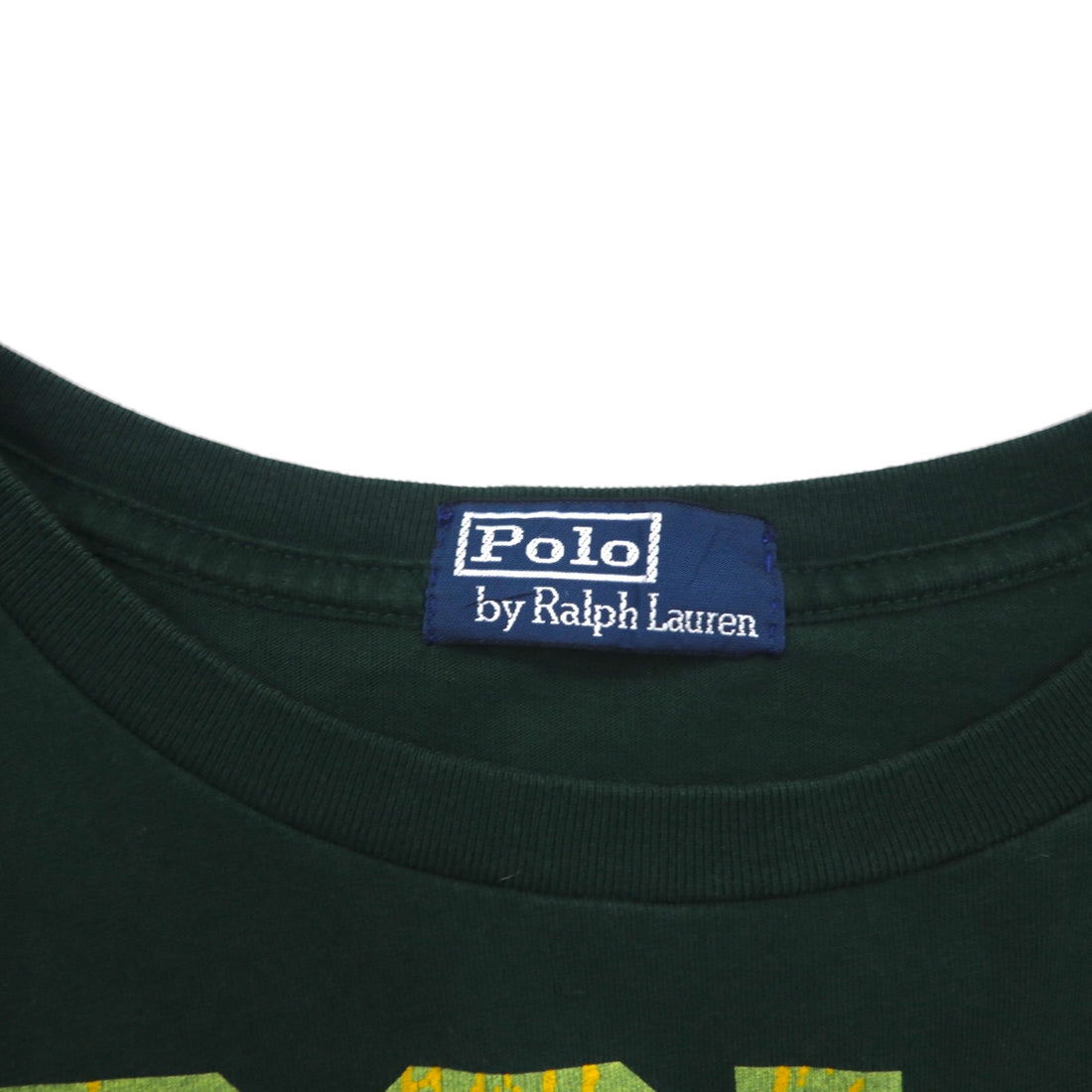 Polo by Ralph Lauren 90s Numbered Football T-Shirt, Size M, Green Cotton