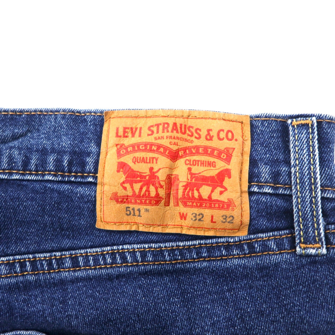 Levi's 511 Stretch Slim Denim Pants 32 Blue Cotton 511-3916