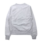 Champion リバースウィーブ スウェット M グレー コットン ロゴ 刺繍 青単タグ 復刻 REVERSE WEAVE