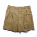LLBean Classic Fit 2-Pleated Short Chino Pants, Size L, Beige, Cotton, 267791