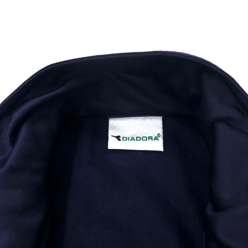 DIADORA 00s Track Jacket Jersey L Navy Polyester Tape Logo