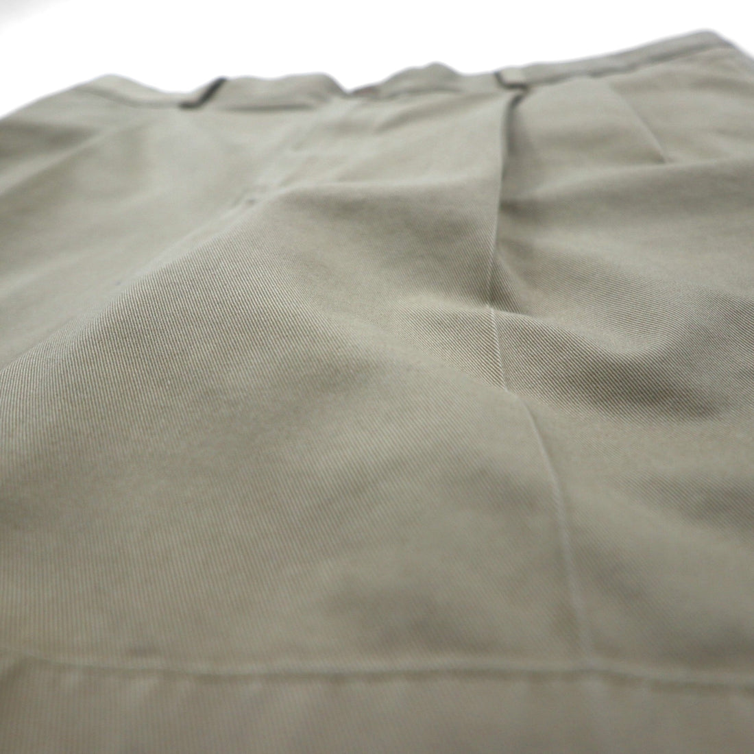 LLBean Classic Fit 2-Pleated Short Chino Pants, Size L, Beige, Cotton, 267791