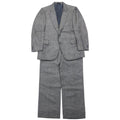 日本然リトテ-古着オンライン-Burberrys 2B スーツ セットアップ 170AB5 グレー ウール オールド-Burberrys 2B Suit Setup 170AB5 Gray Wool Vintage