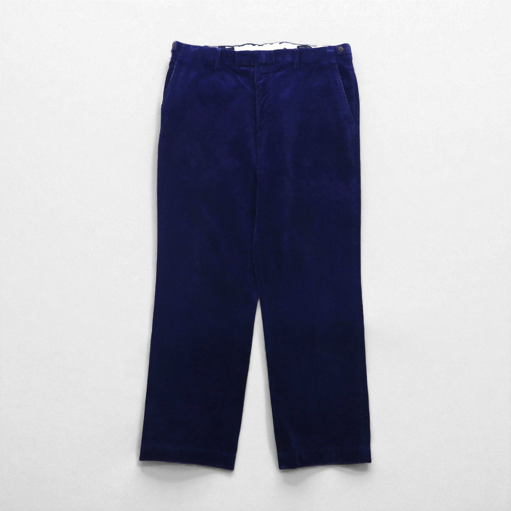 Polo Ralph Lauren Italian-made corduroy chino work pants, size L, navy, tapered
