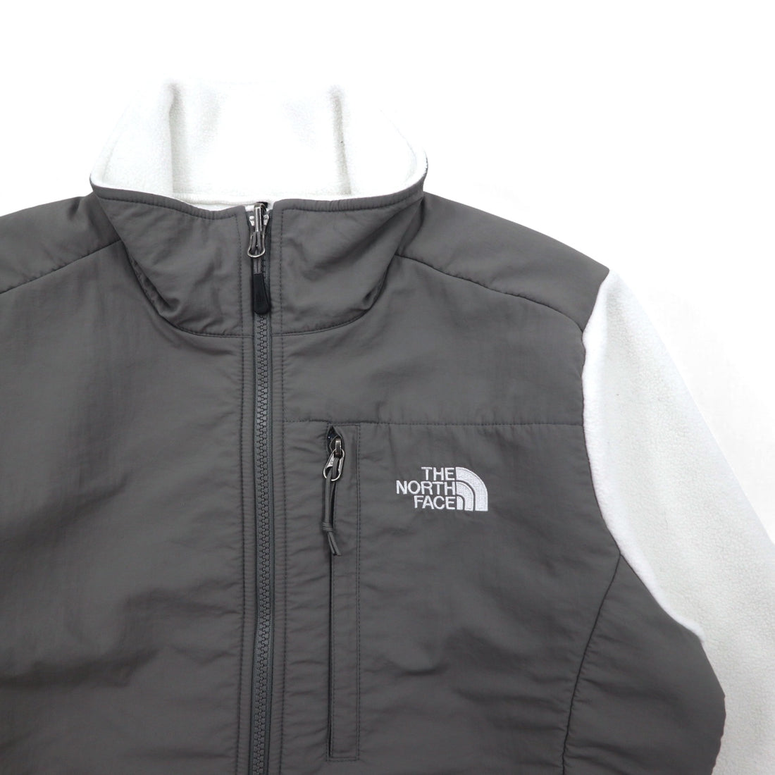 THE NORTH FACE Denali Jacket POLARTEC Polartec Fleece Jacket M White Gray US Standard