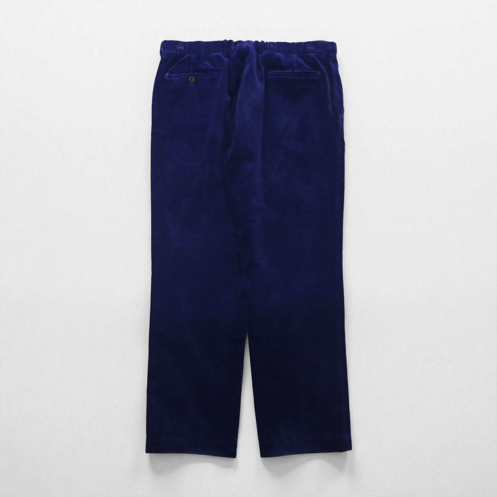 Polo Ralph Lauren Italian-made corduroy chino work pants, size L, navy, tapered