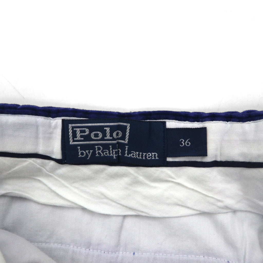 Polo Ralph Lauren Italian-made corduroy chino work pants, size L, navy, tapered