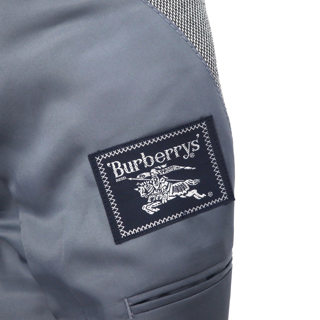 Burberrys 2B Suit Set 170AB5 Grey Wool Old