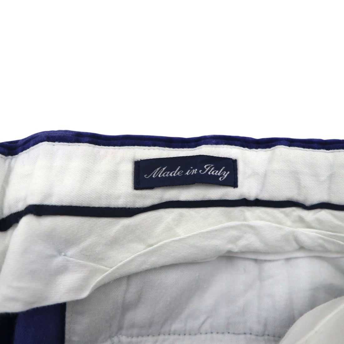 Polo Ralph Lauren Italian-made corduroy chino work pants, size L, navy, tapered